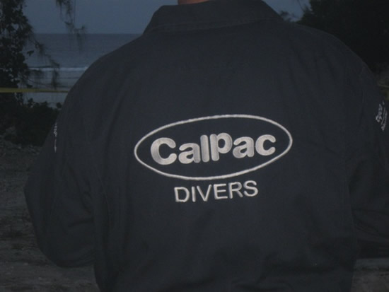 CalPac Divers uniform